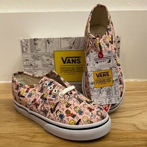 NEW! VANS - PEANUTS Dance Party Print Authentic Toddler Sz 10 SOLD OUT $45